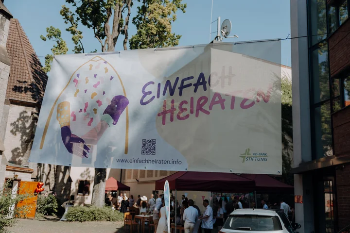 Banner einfach heiraten Aktion